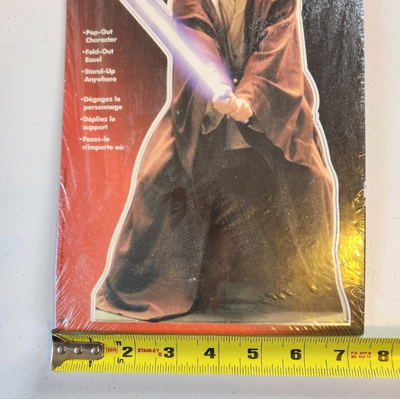 Vintage Star Wars Episode One ObiWan Kenobi Sealed NOS Dresser Standee Cardboard - Picture 6 of 7